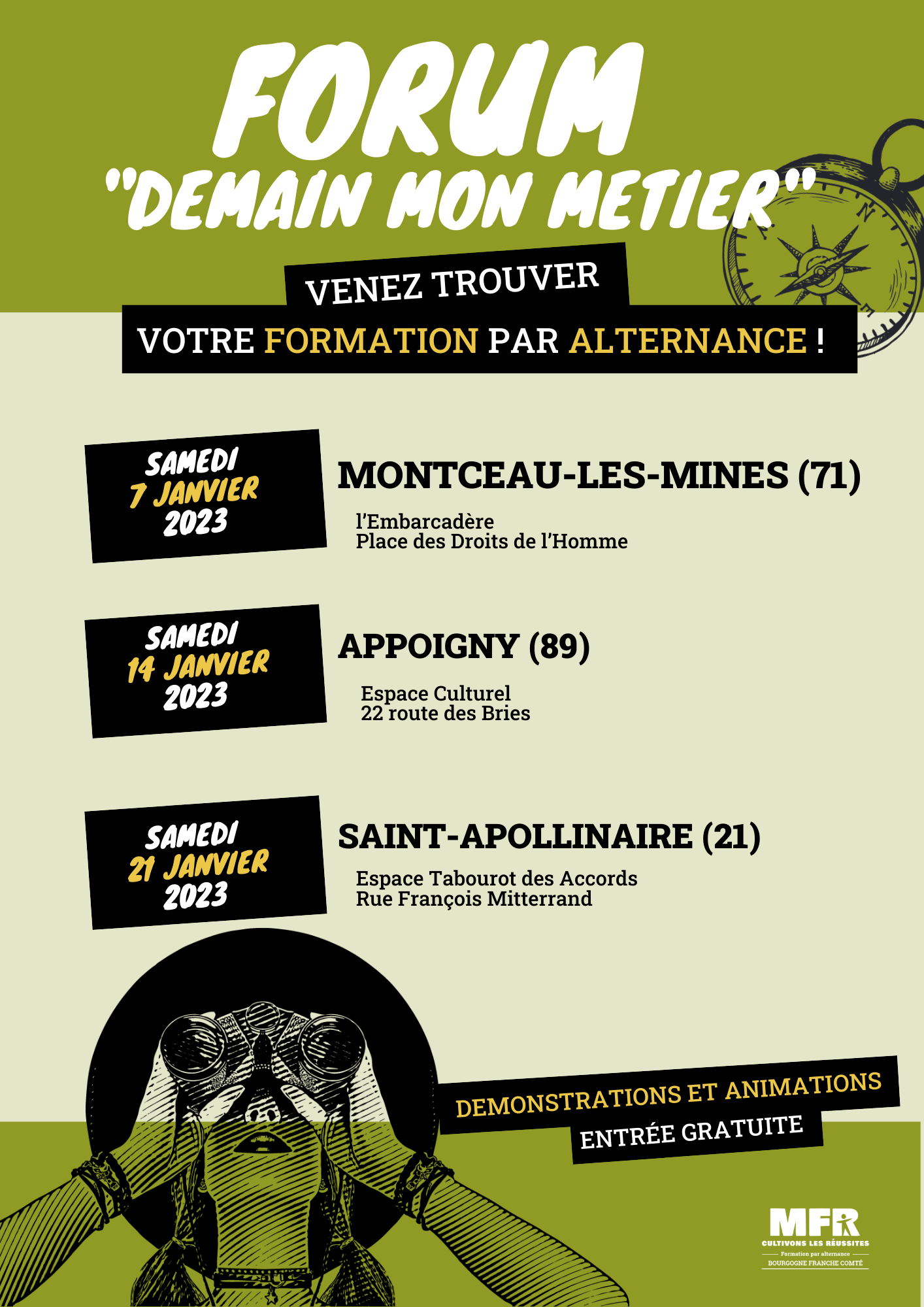 Dates forums demain mon métier 2023